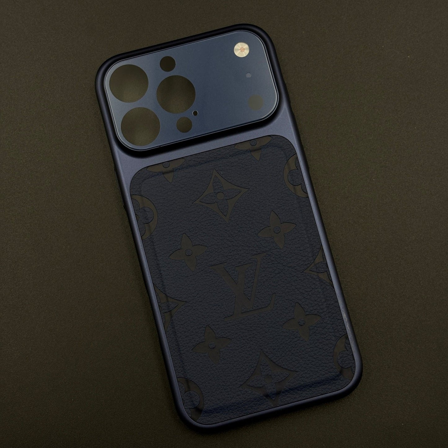 Luxury Fashion Brand Leather Case with Hidden MagSafe and Camera Protection for iPhone 17 Series