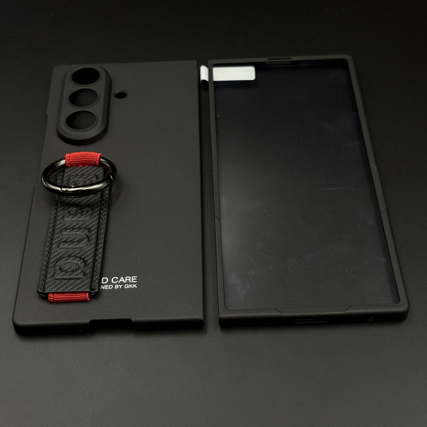 Ring Holder Band Case with Front Screen Protector for Samsung Galaxy Z Fold 5