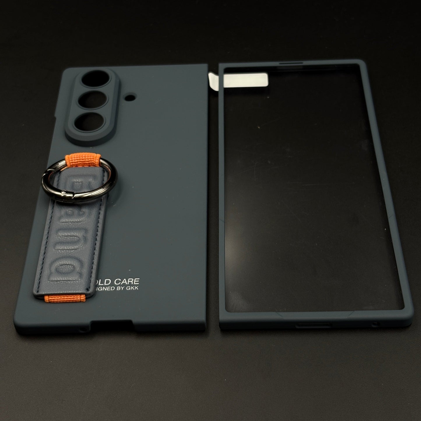 Ring Holder Band Case with Front Screen Protector for Samsung Galaxy Z Fold 5