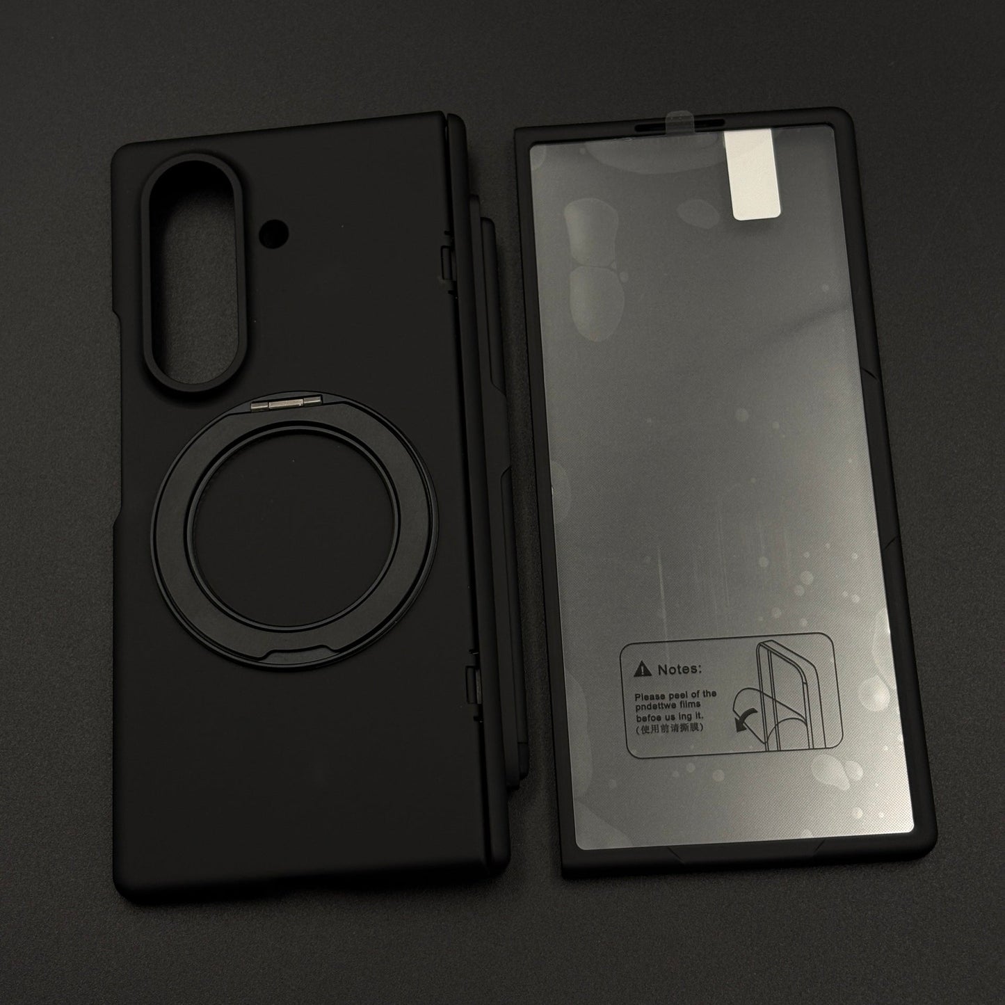 Matte Case with Hinge Protection with Pen and Front Screen Guard for Samsung Galaxy Z Fold 7