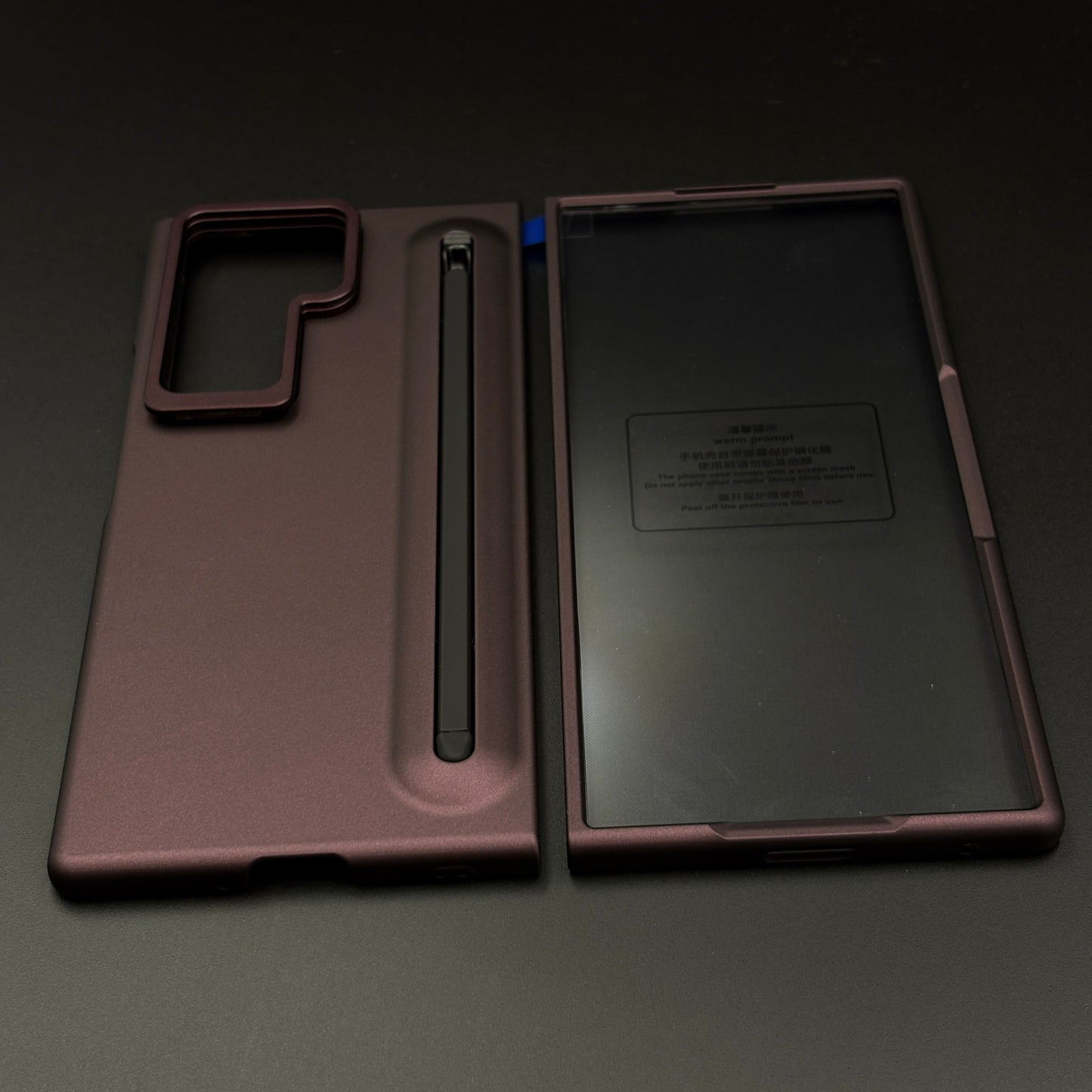 Matte Case with Pen Slot & Front Screen Protector for Samsung Galaxy Z Fold 7