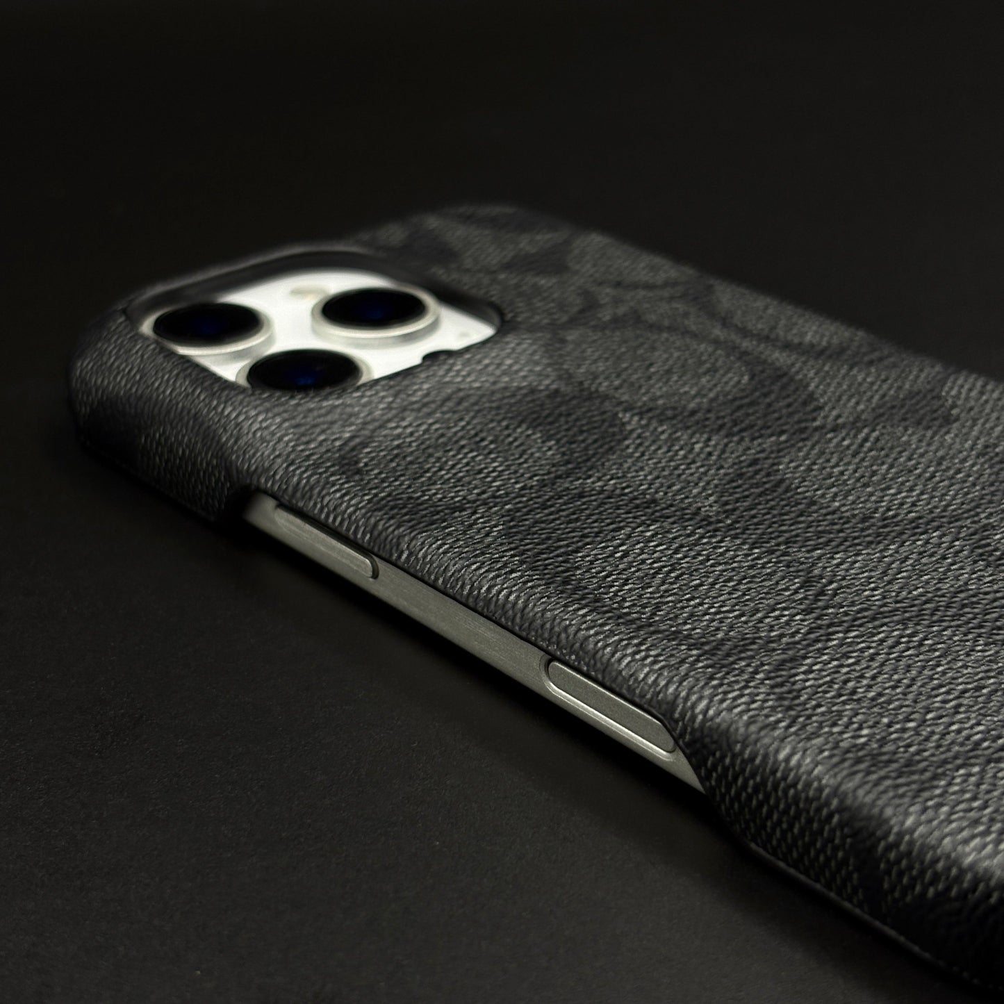CC Pattern PU Leather Case Cover for iPhone | Iconic Luxury Brand | Slim Designer Fit