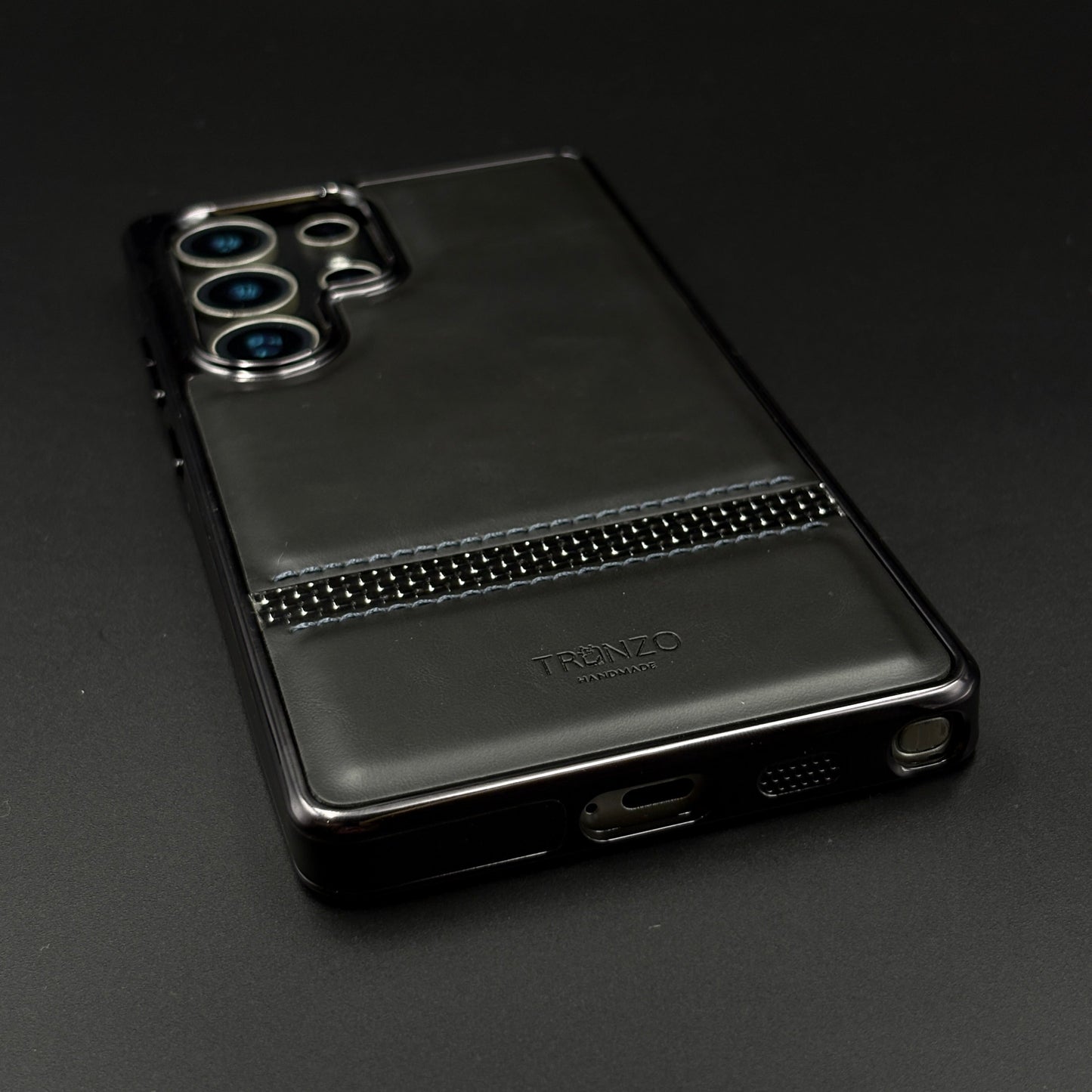Leather Stripe Texture Case for Samsun Galaxy S25 Ultra Slim Luxury Protective Cover
