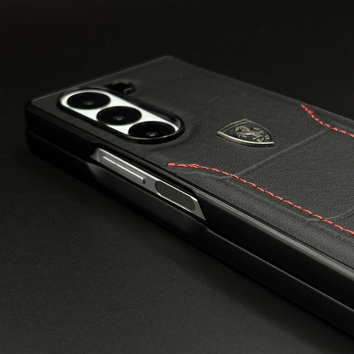 FR Stitched PU Leather Case for Samsung Galaxy Z Fold 6 | Luxury Protective Edition