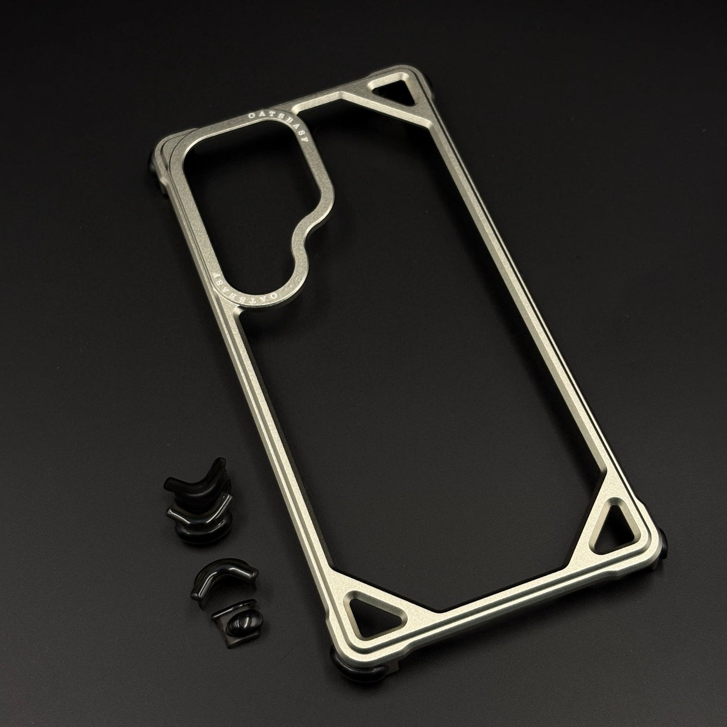 Metal Frameless Border Case for Samsung Galaxy S25 Ultra | Lightweight Protective Bumper Frame
