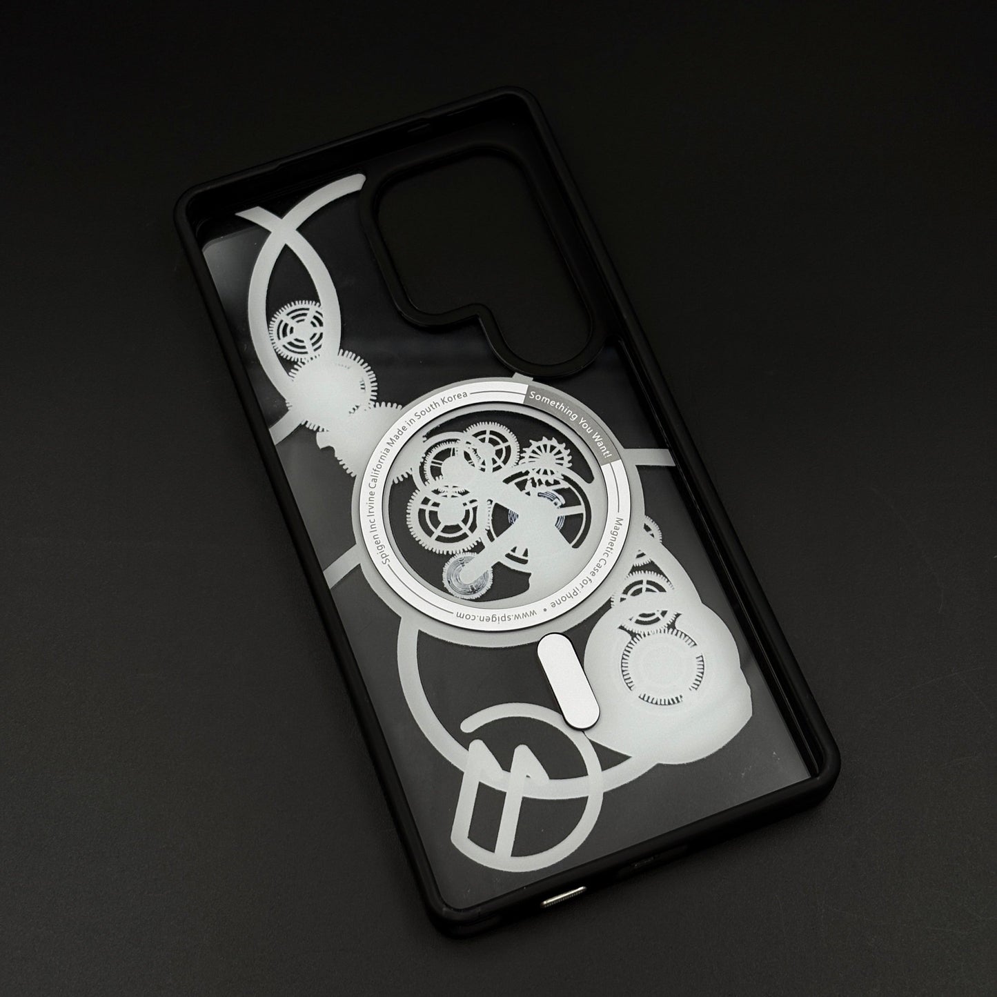 Chronos Gear Edition MagSafe Case for Samsung Galaxy S25 Ultra | Mechanical Design Shockproof Cover