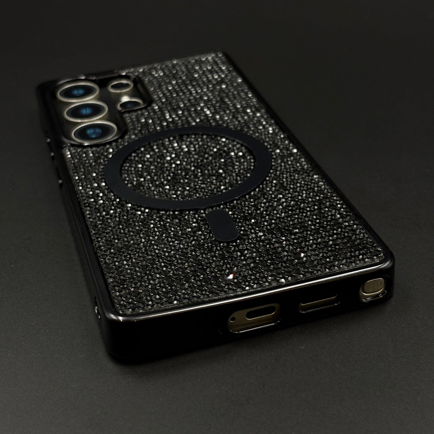 Diamond Glitter MagSafe Case for Samsung Galaxy S25 Ultra | Shimmer Finish | Protective Cover