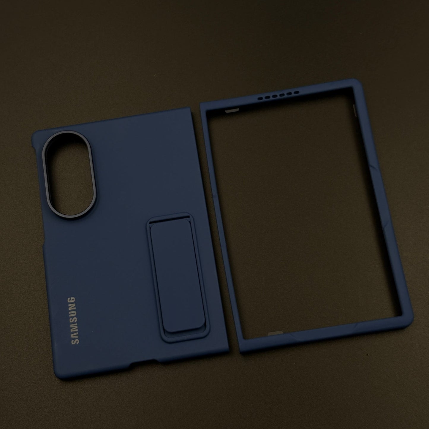 Silk-Feel Silicone Kickstand Case for Samsung Galaxy Z Fold 8