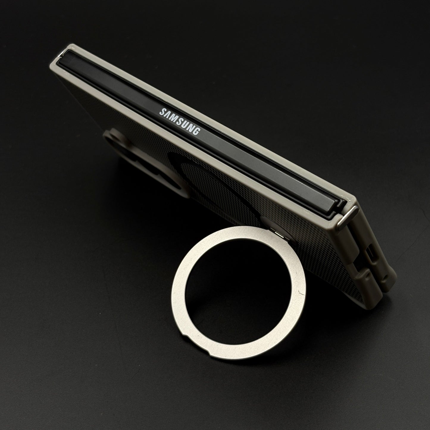 Carbon Fiber MagSafe Case for Samsung Galaxy Z Fold 6 | Rotating Ring Stand | Ultra Slim & Magnetic