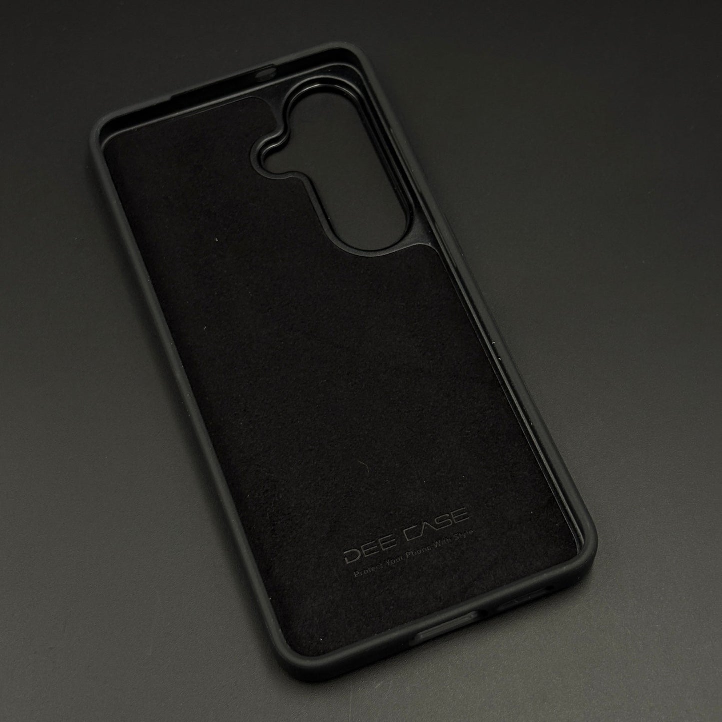 Diagonal Stitch Leather Microfiber Inner Mobile Case Cover for Samsung Galaxy S26