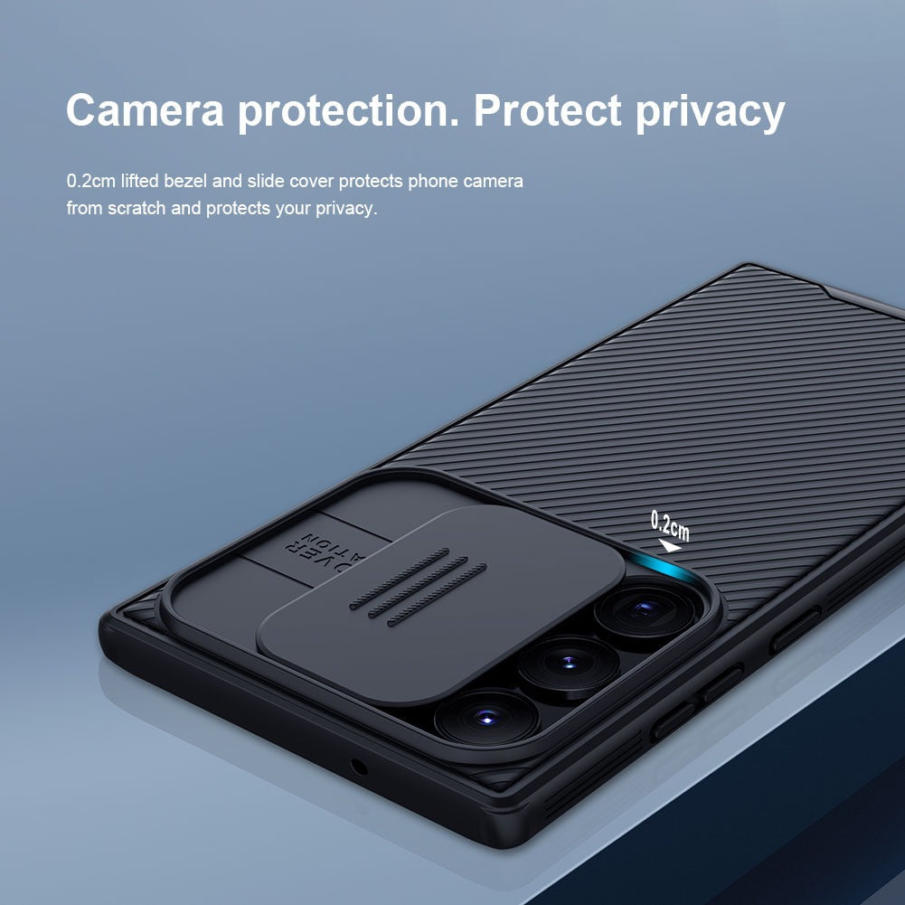 Samsung Galaxy S25 Ultra OG Nillkin Camshield Case Cover Black