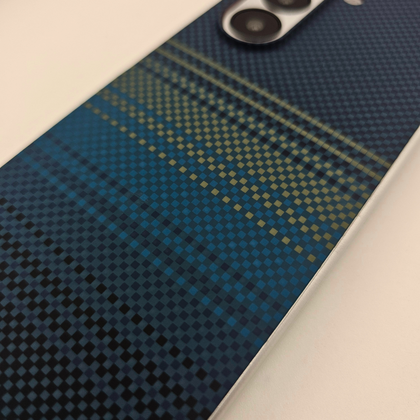 Samsung Galaxy Z Fold 5 Teal Premium Slim Case | Rare Aramid Texture Finish | Real Carbon Fibre Feel | Hidden MagSafe