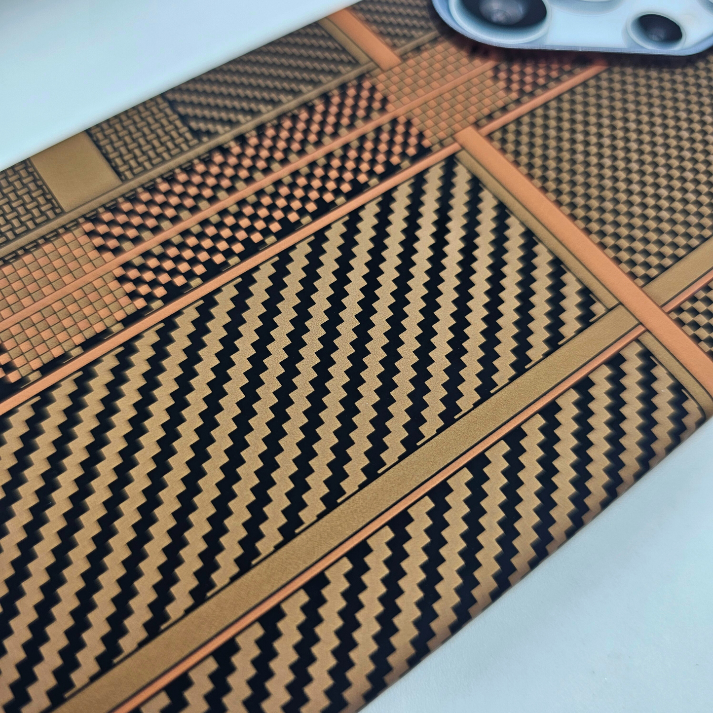 Samsung Galaxy S24 Ultra Desert Brown Premium Slim Case | Rare Aramid Texture Finish | Real Carbon Fibre Feel | Hidden MagSafe