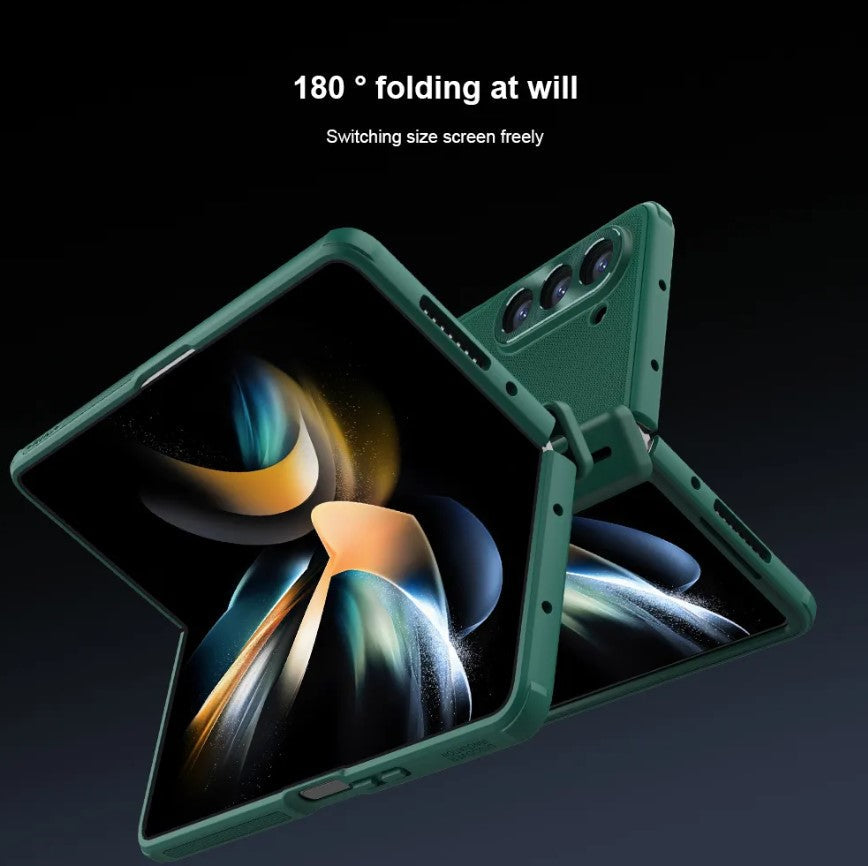 Samsung Galaxy Z Fold 5 Nillkin Frost Shield With Stand Case Cover Green Clearance Sale