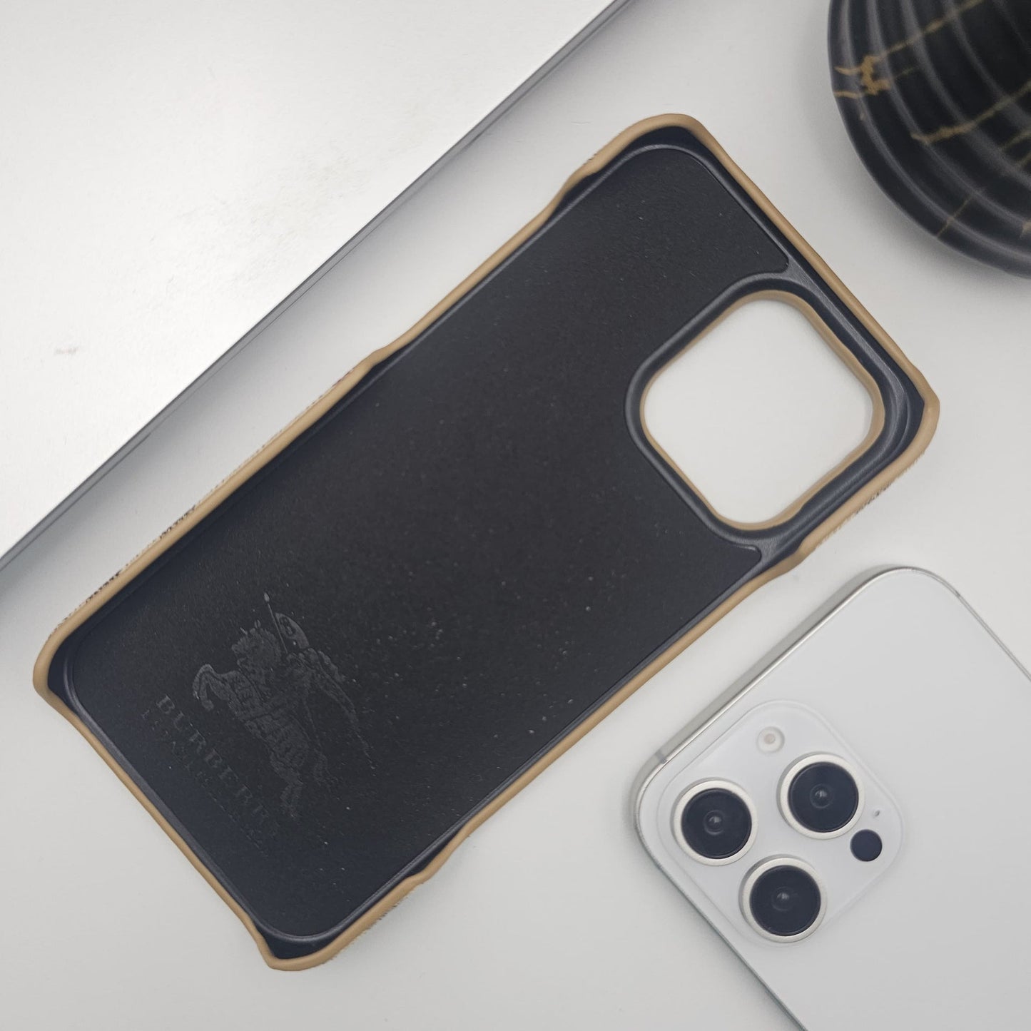 BBRY Fashion PU Leather Case for iPhone 14 Series | Luxury Designer Protective Cover