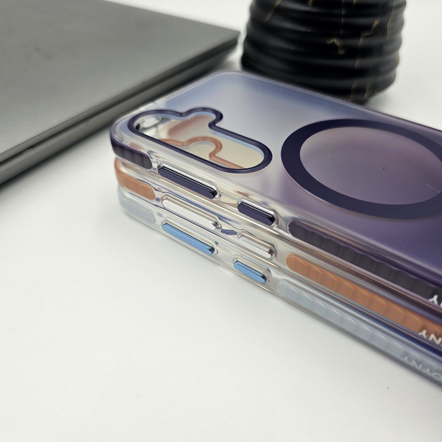 Dual Tone Matte MagSafe Case for Samsung Galaxy S25 | Anti-Yellowing | Sleek Luxury Cover