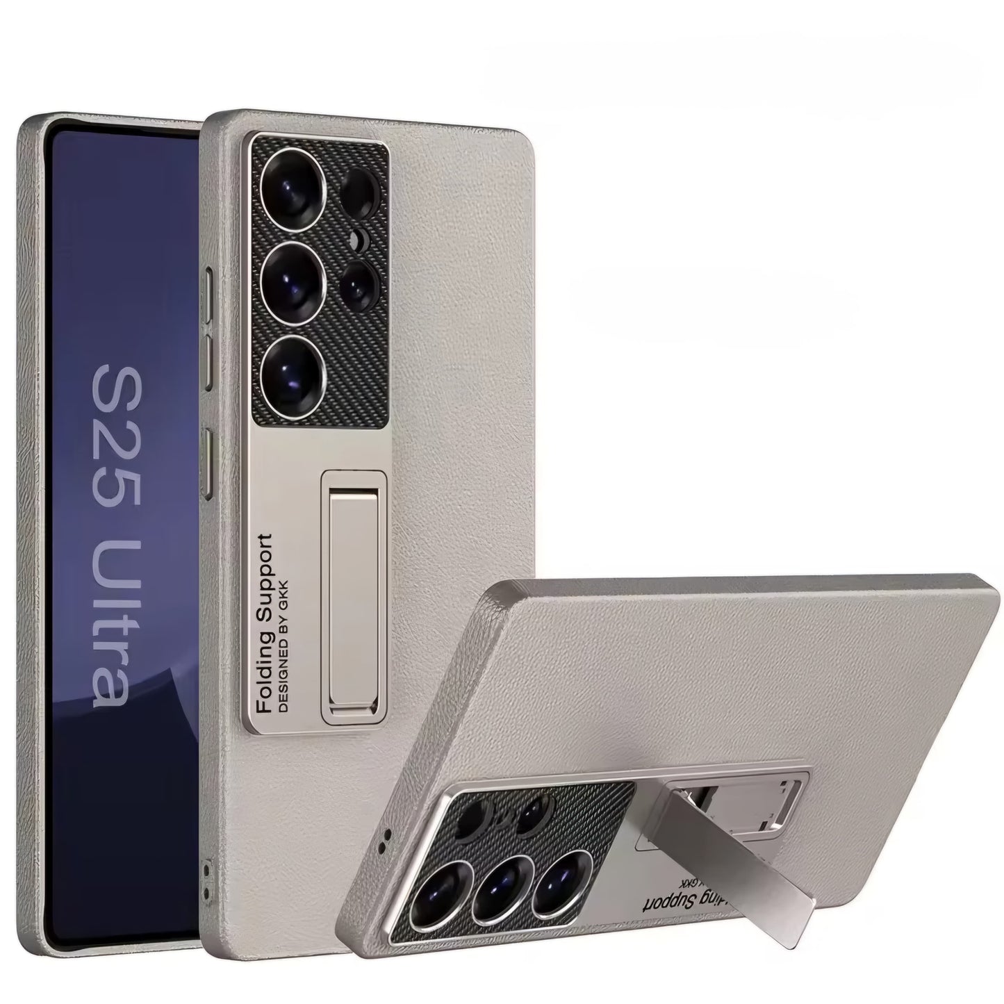 Hidden Kickstand Shockproof Slim Protective Case for Samsung Galaxy S25 Ultra