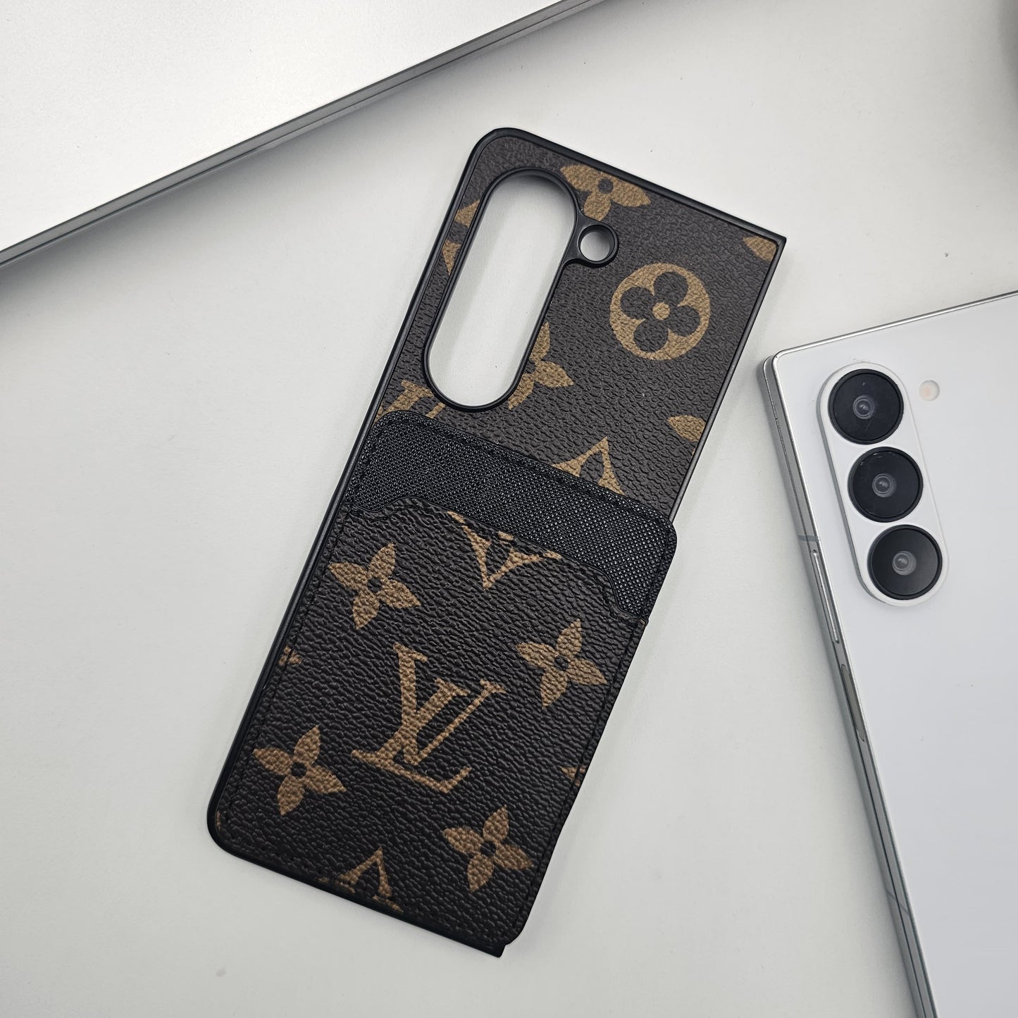 Samsung Galaxy Z Fold 7 Luxury PU Leather Card Holder Case