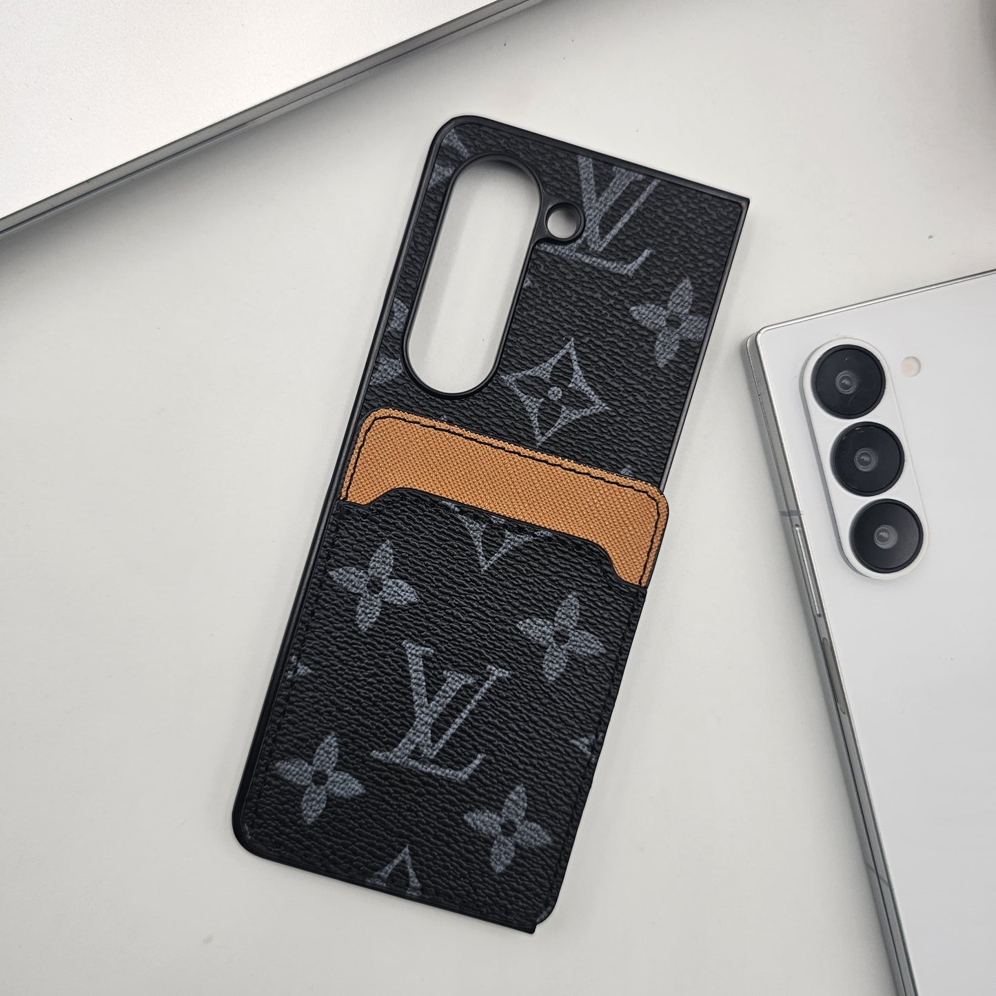 Samsung Galaxy Z Fold 7 Luxury PU Leather Card Holder Case