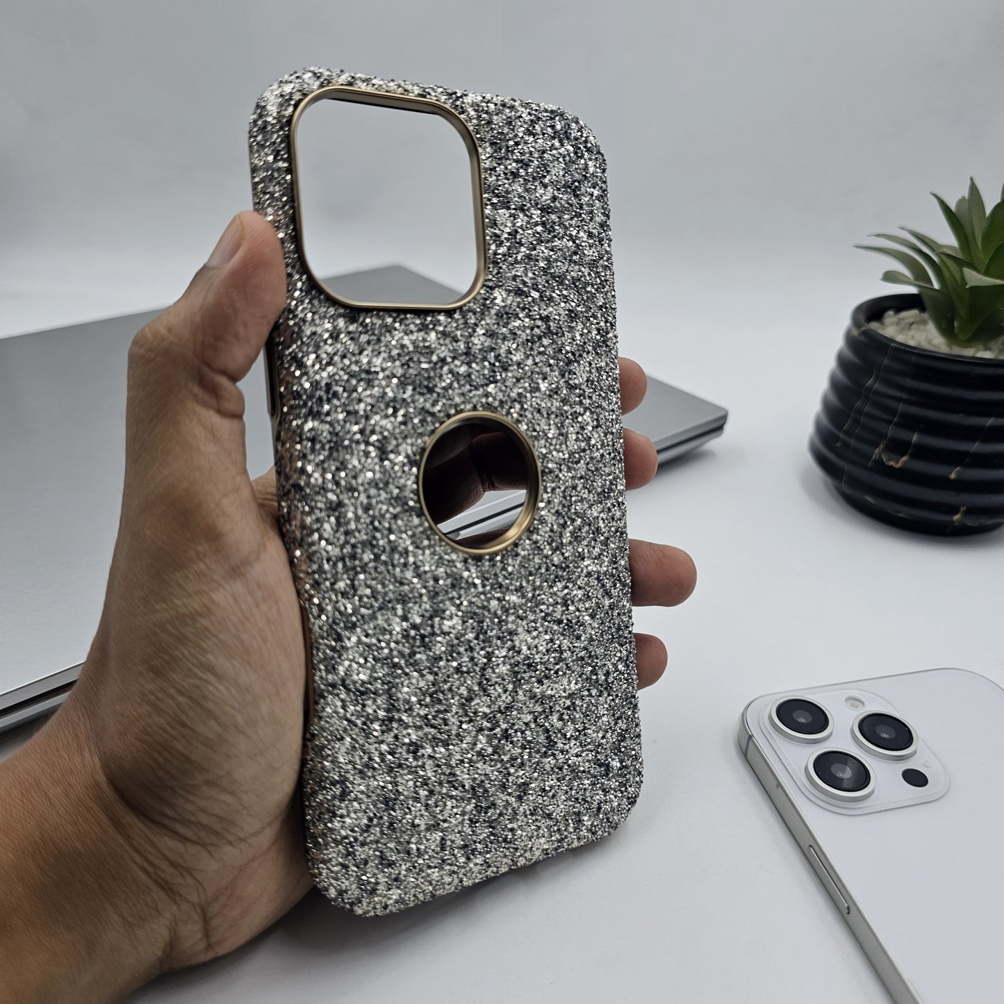 Sparkly Glitter Dust MagSafe Case for iPhone Series | Luxury Diamond Feel Protective Back Cover