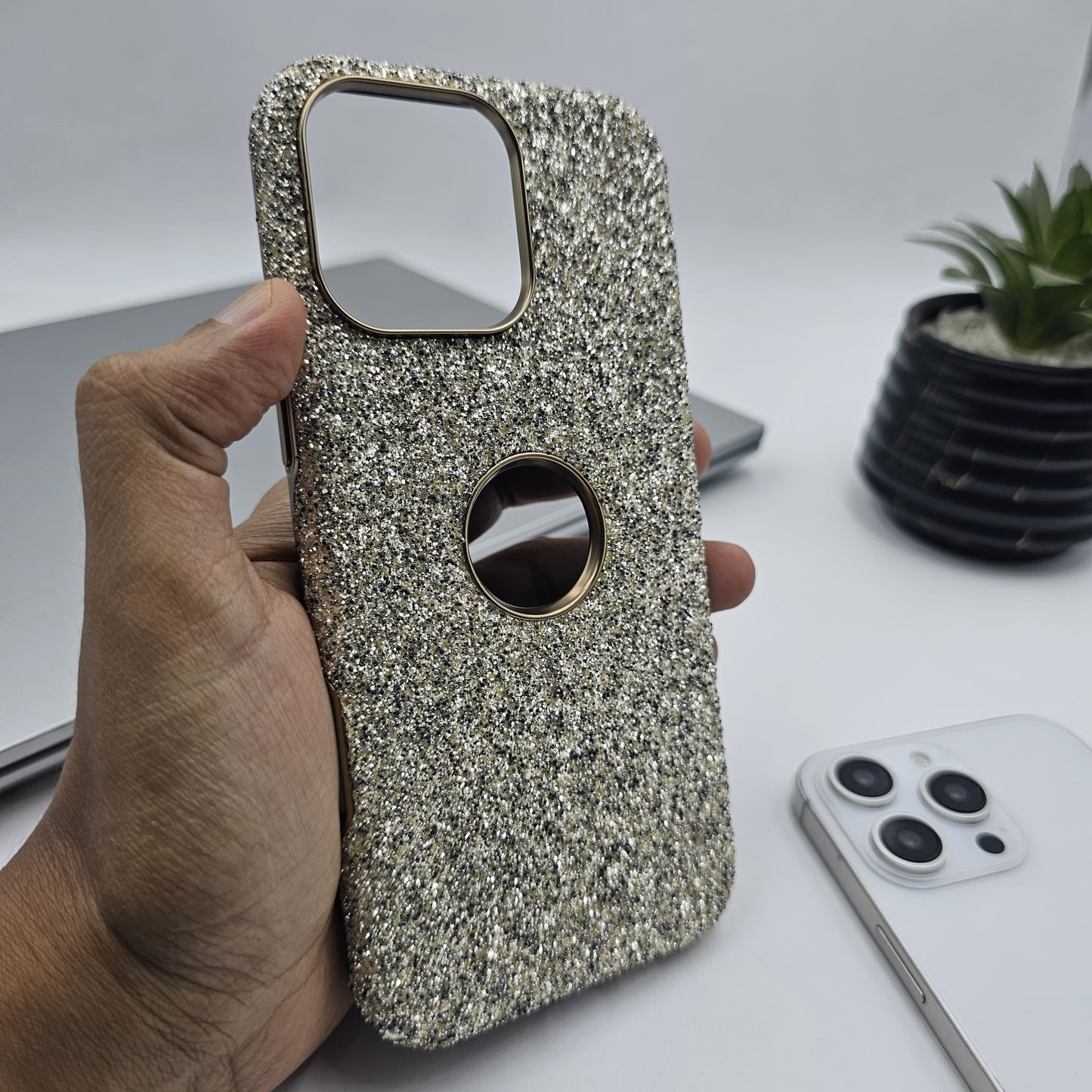 Sparkly Glitter Dust MagSafe Case for iPhone Series | Luxury Diamond Feel Protective Back Cover