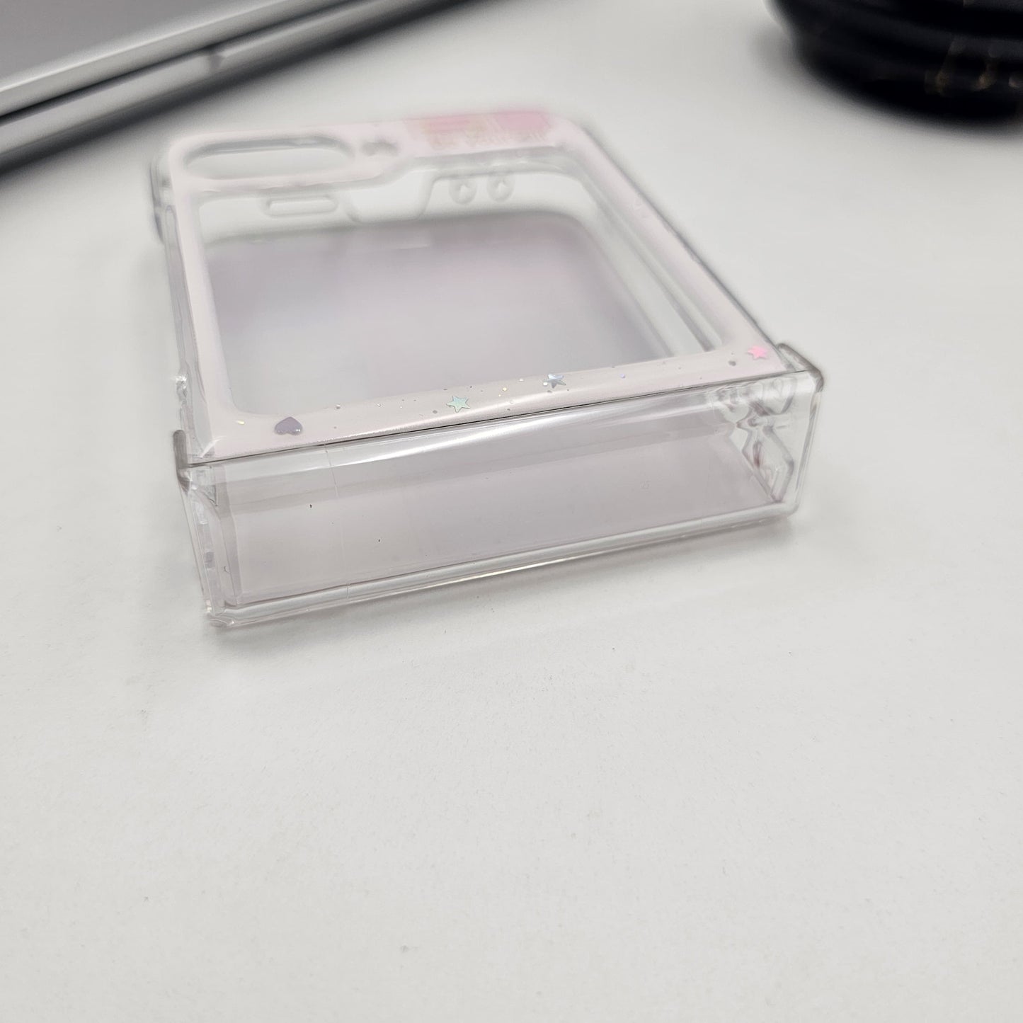 Samsung Galaxy Z Flip 6 Makeup Blocks Glitter Case