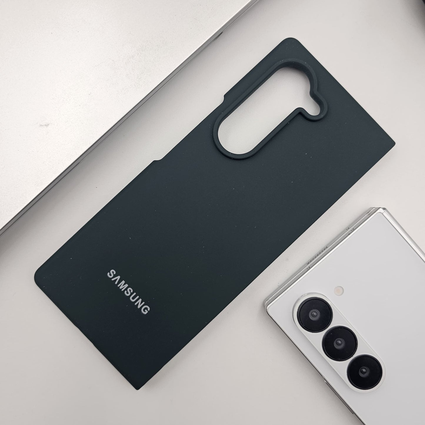 Silicone Case with Silk Feel for Samsung Galaxy Z Fold 6 | Velvet Inner Lining