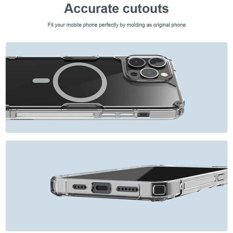 Nillkin iPhone Magsafe Clear Drop Resistant Magnetic Case Cover Clearance Sale