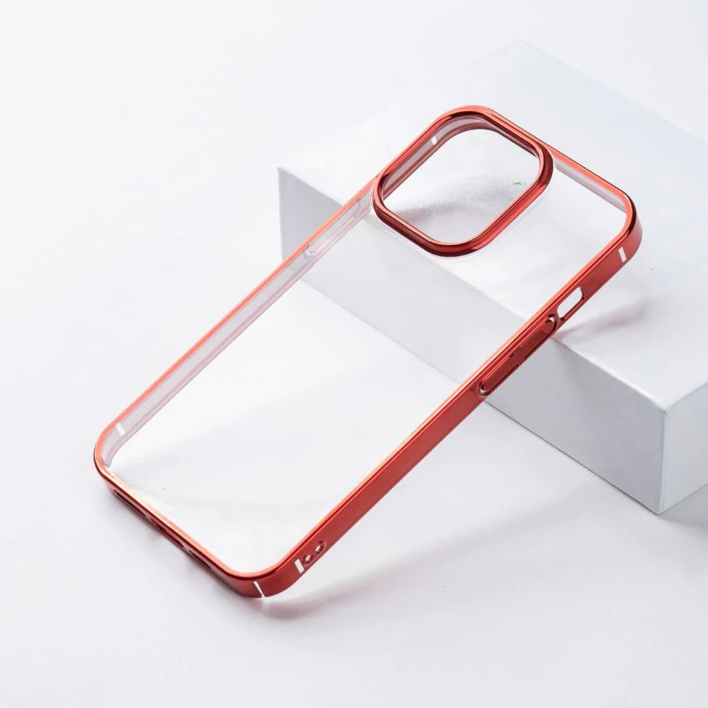 iPhone Crystal Clear Chrome Electroplated Bumper Case Cover Clearance Sale