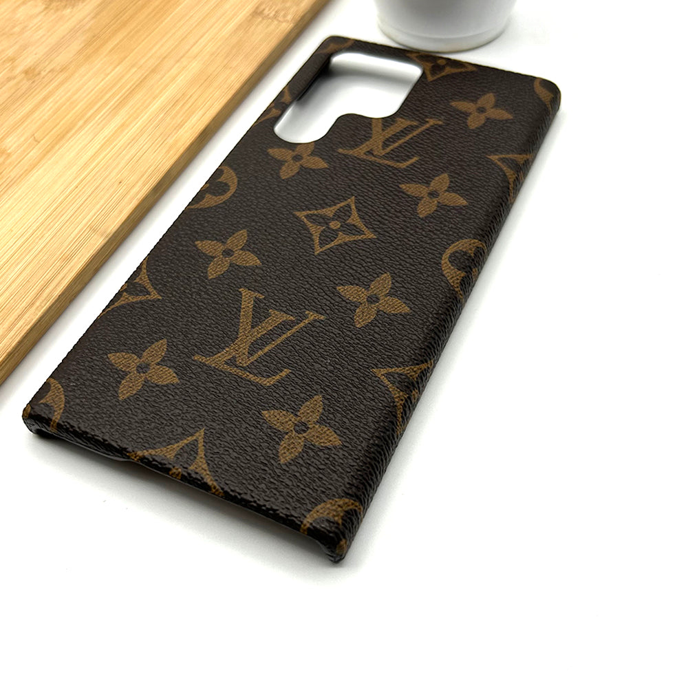 Samsung Galaxy S25 Ultra Luxury Brand Case Cover Brown
