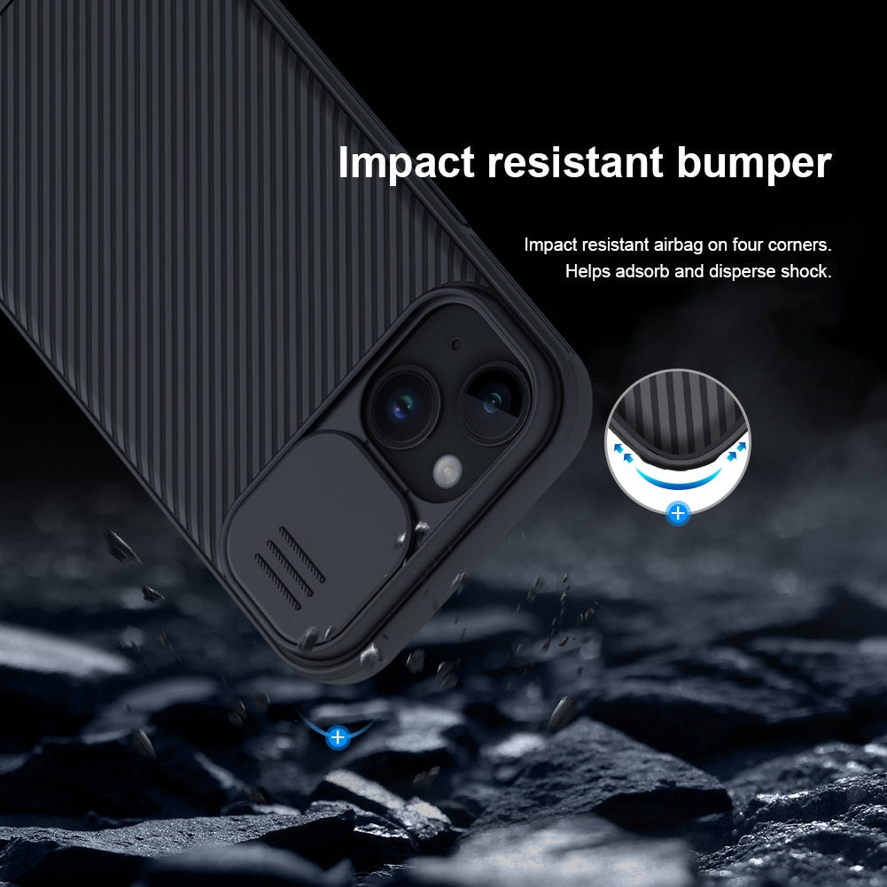 iPhone 15 Series Nillkin Camshield Pro Case Cover Black