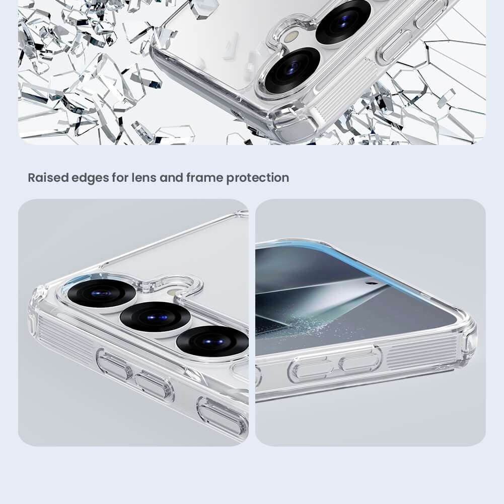 Samsung Galaxy S24 Cover Non Yellow Transparent Nillkin TPU PRO Magnetic Case