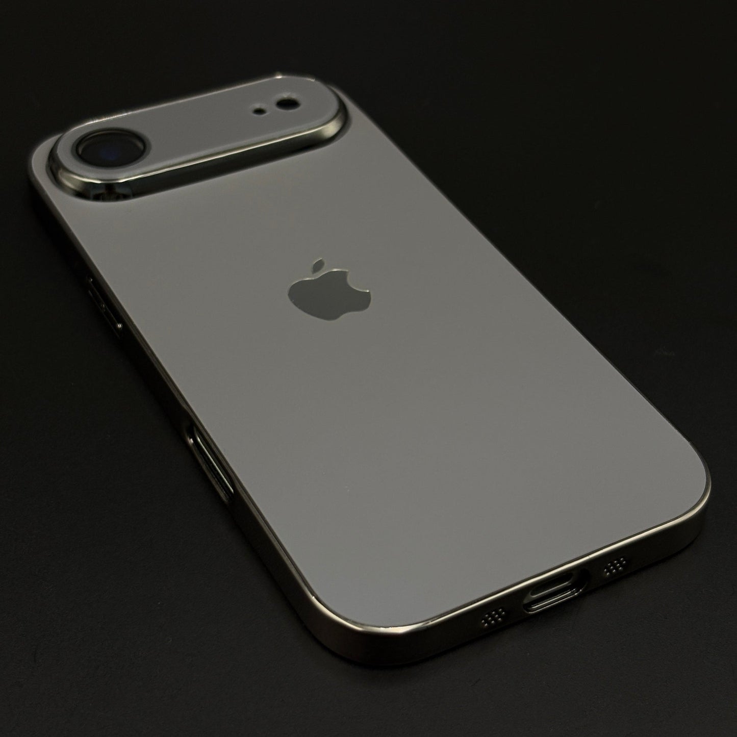 Luxury Backplane Glass Chromatic Lens Shield Case for iPhone 17 Air