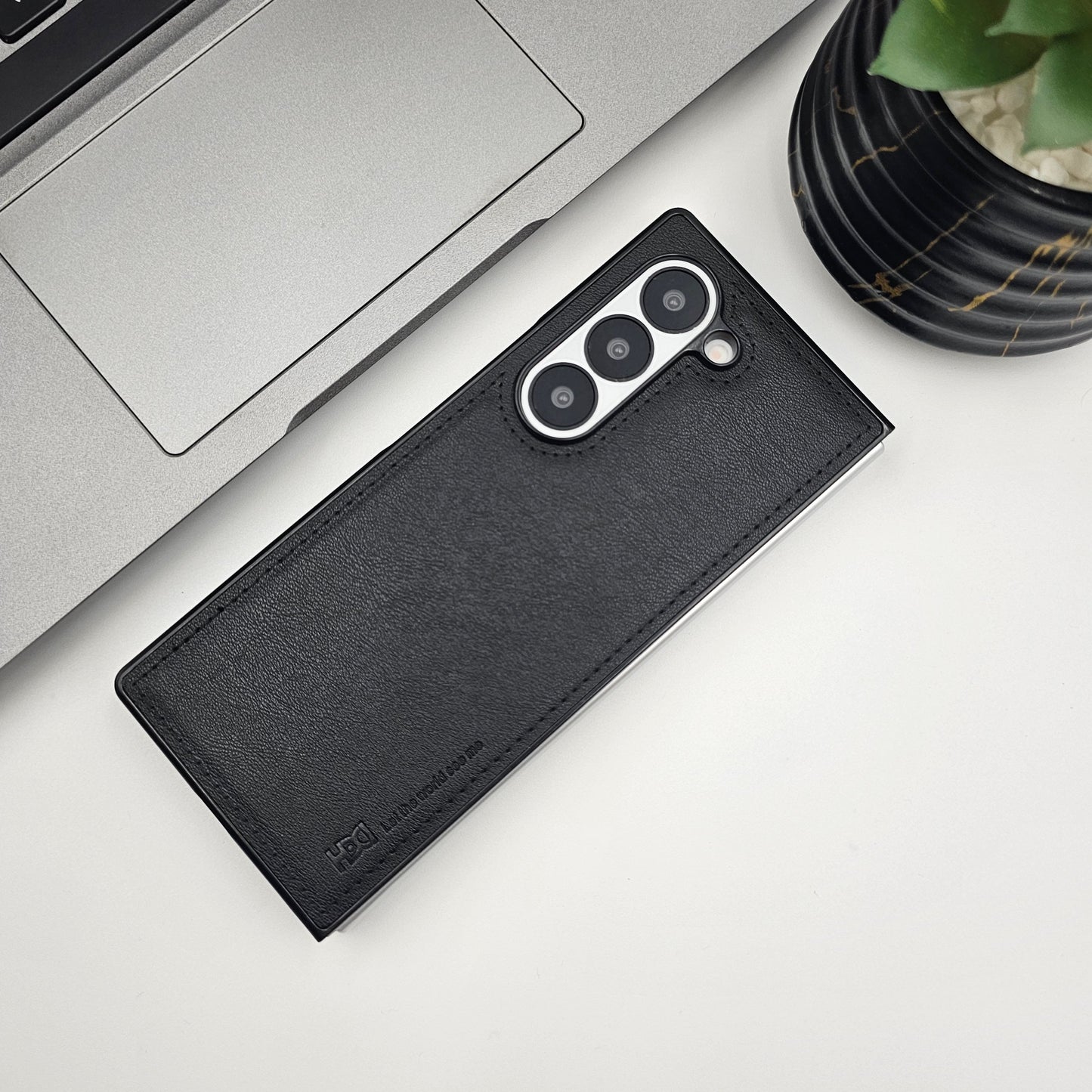 Premium Stitched Design with Soft Velvet Lining for Samsung Galaxy Z Fold 6 | Slim Protective Cover
