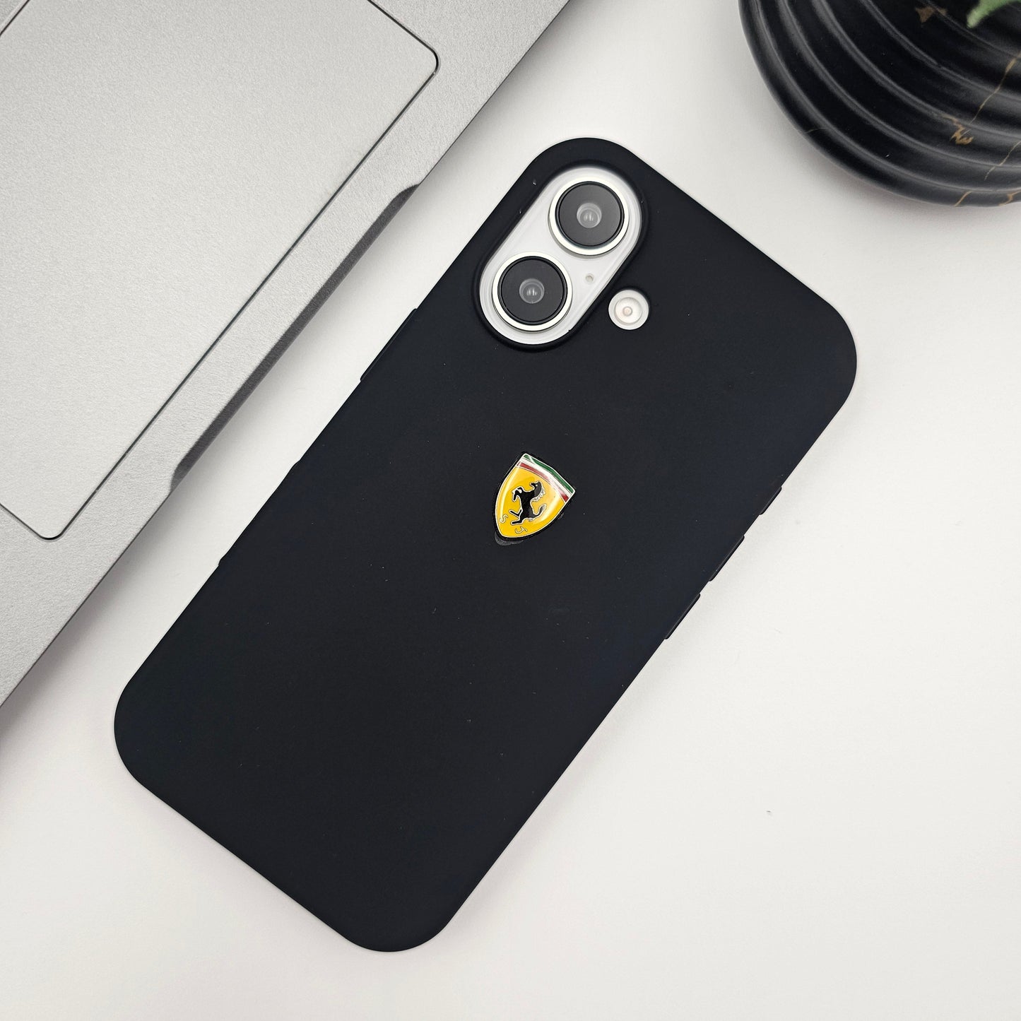 iPhone 16 Series Luxury Sports Car FR Silicone Case Cover