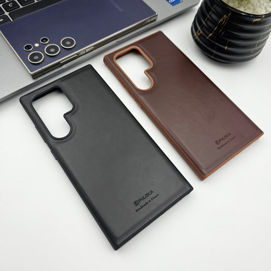 Samsung Galaxy S24 Ultra PU Leather Case With Inside Velvet
