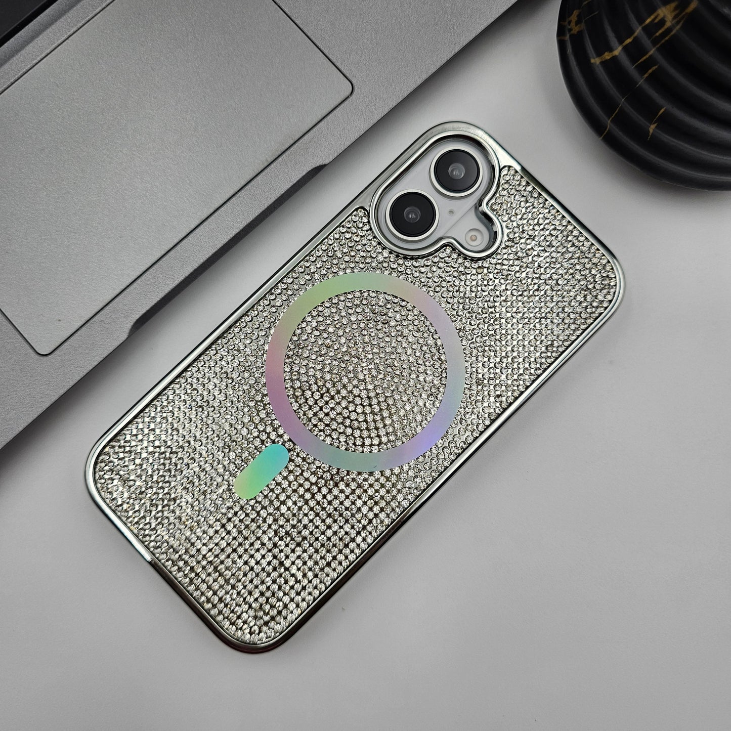 iPhone Rhinestone Diamond Bling Glitter Case With Magsafe