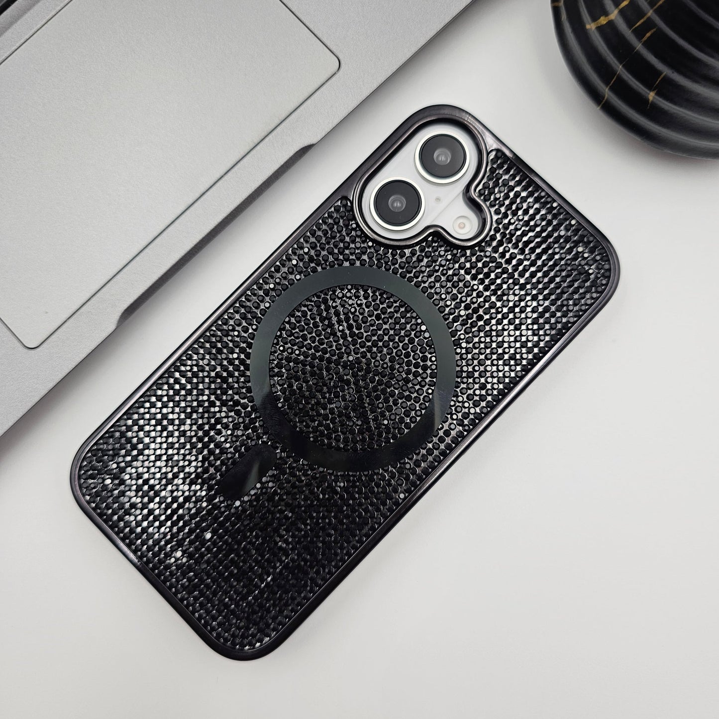 iPhone Rhinestone Diamond Bling Glitter Case With Magsafe