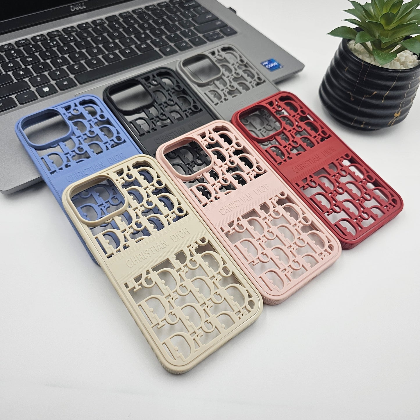 iPhone 15 Series CD Letter Hollo Case