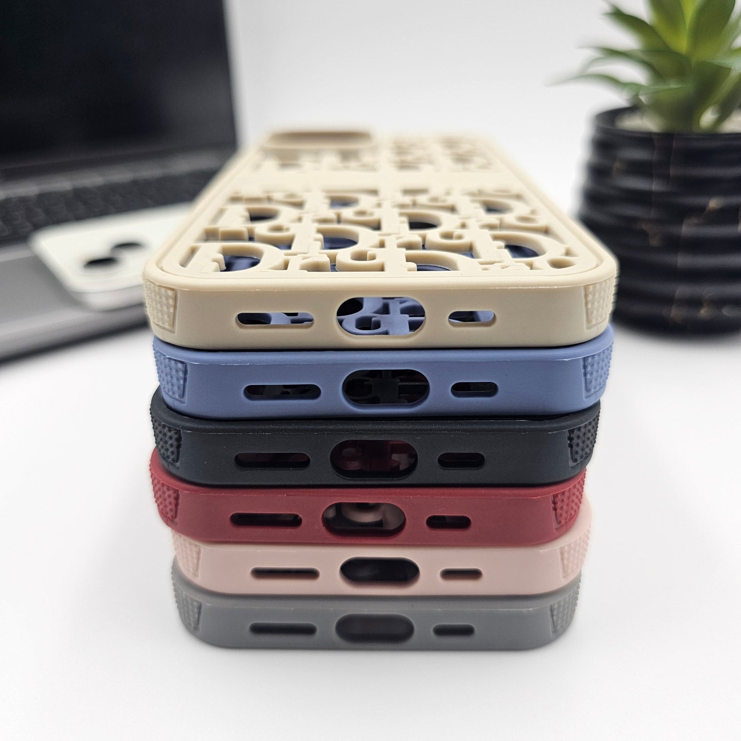 iPhone 15 Series CD Letter Hollo Case