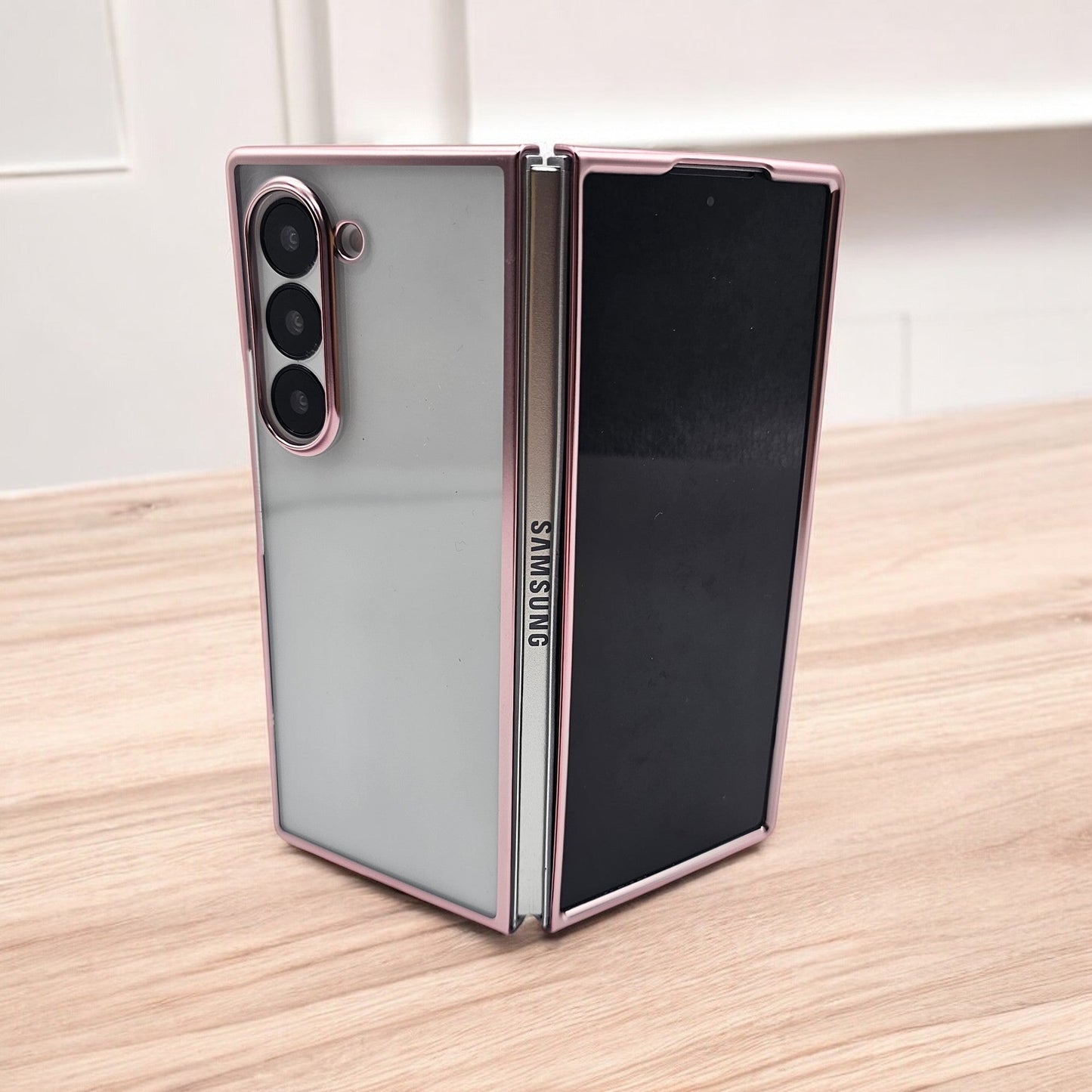 Samsung Galaxy Z Fold 6 Transparent Case Non Yellow Chrome Case