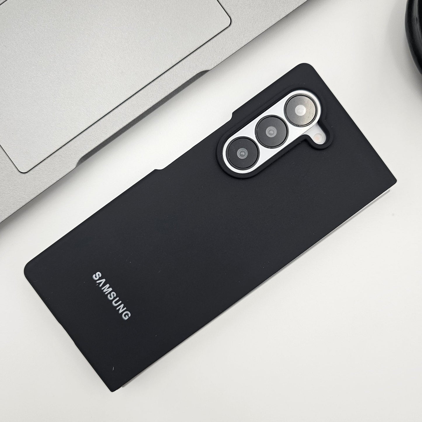 Silicone Case with Silk Feel for Samsung Galaxy Z Fold 6 | Velvet Inner Lining