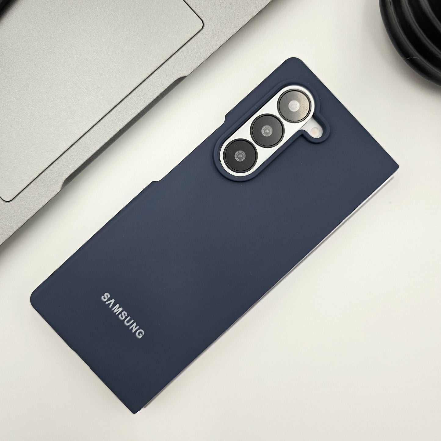 Silicone Case with Silk Feel for Samsung Galaxy Z Fold 6 | Velvet Inner Lining