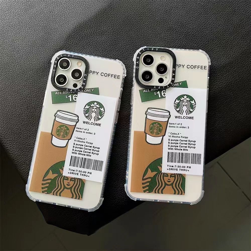 iPhone 13 Pro Luxury Brand StarBucks Coffee Appy Case Cover