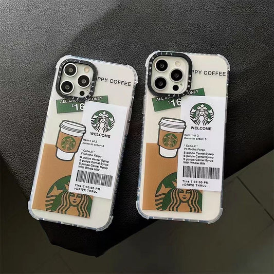 iPhone 13 Pro Luxury Brand StarBucks Coffee Appy Case Cover