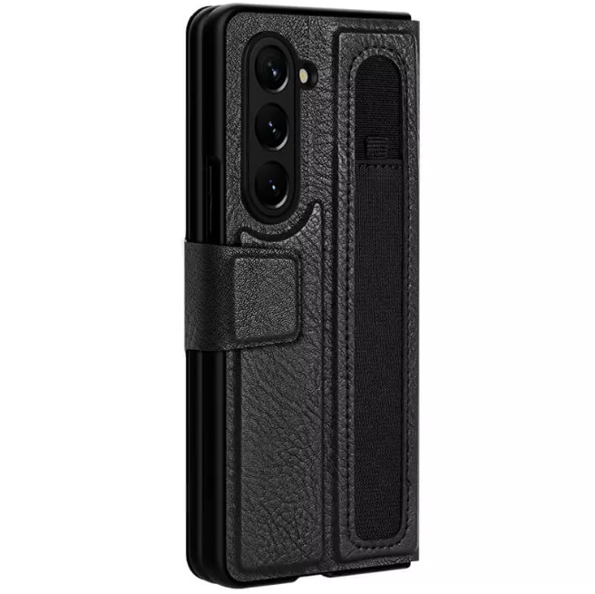 Samsung Galaxy Z Fold 5 Nillkin Aoge Leather Flip Case Cover Clearance Sale