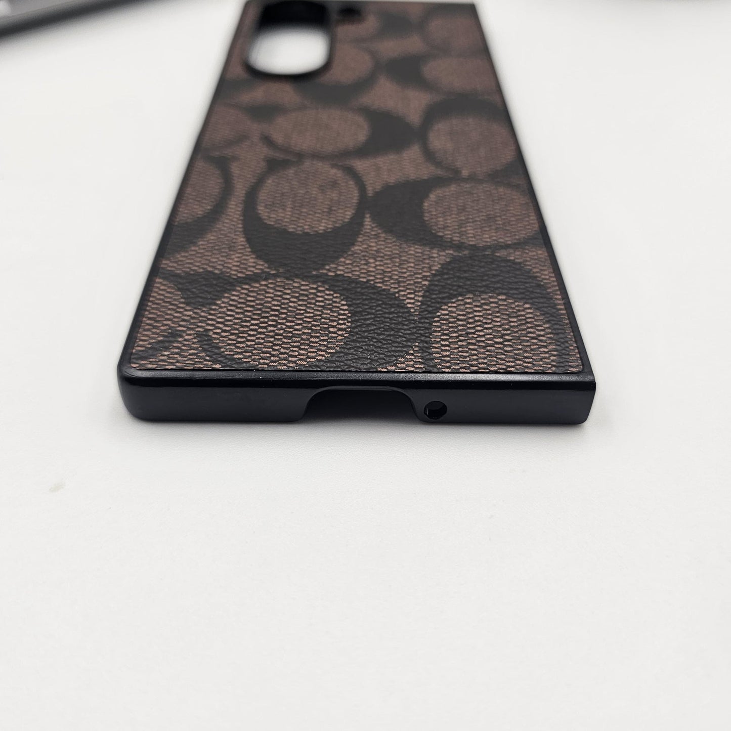 Samsung Galaxy Z Fold 7 Luxury Brand Pattern CC PU Leather Case Cover