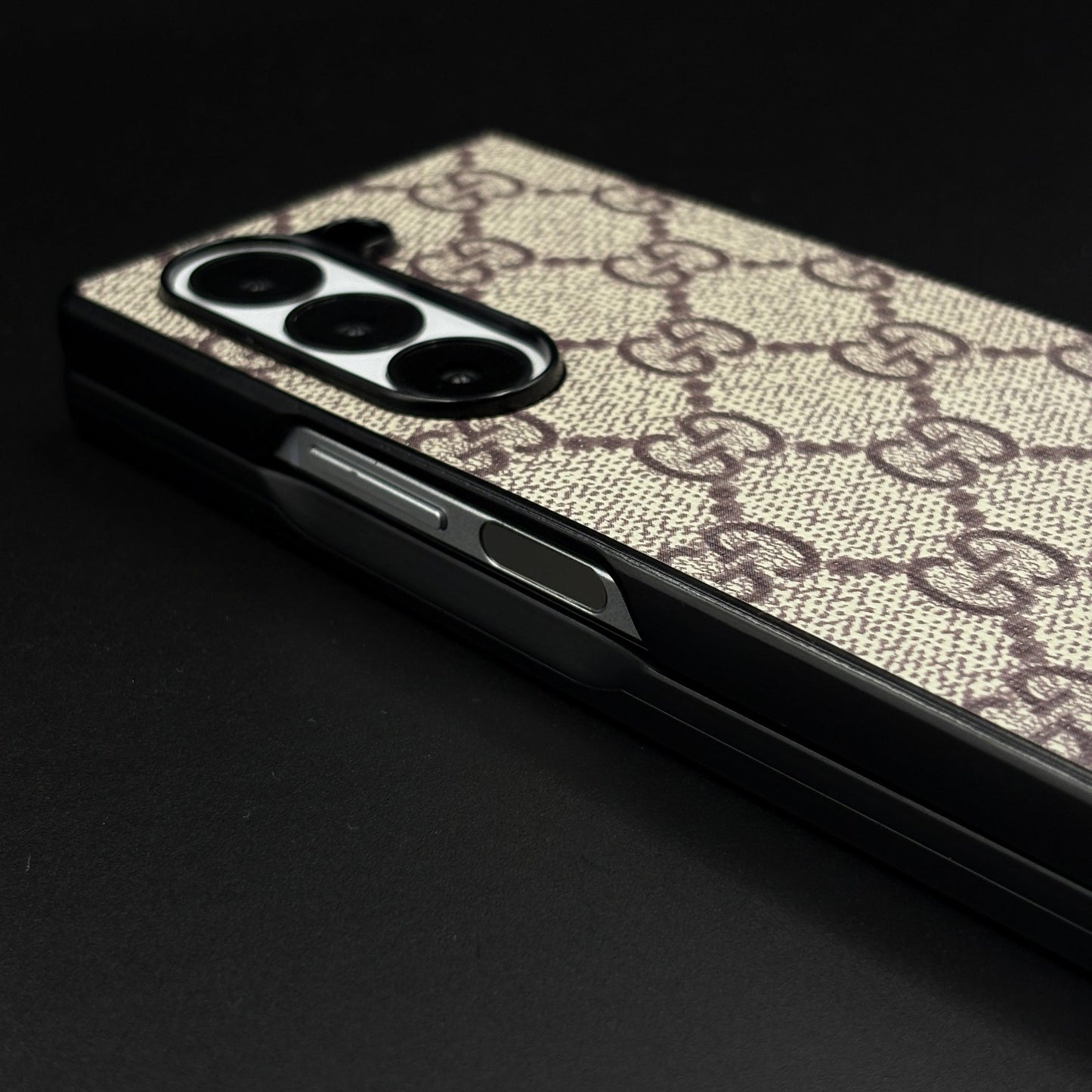 Luxury Brand PU Leather Case for Samsung Galaxy Z Fold 7 | Designer Protective Cover