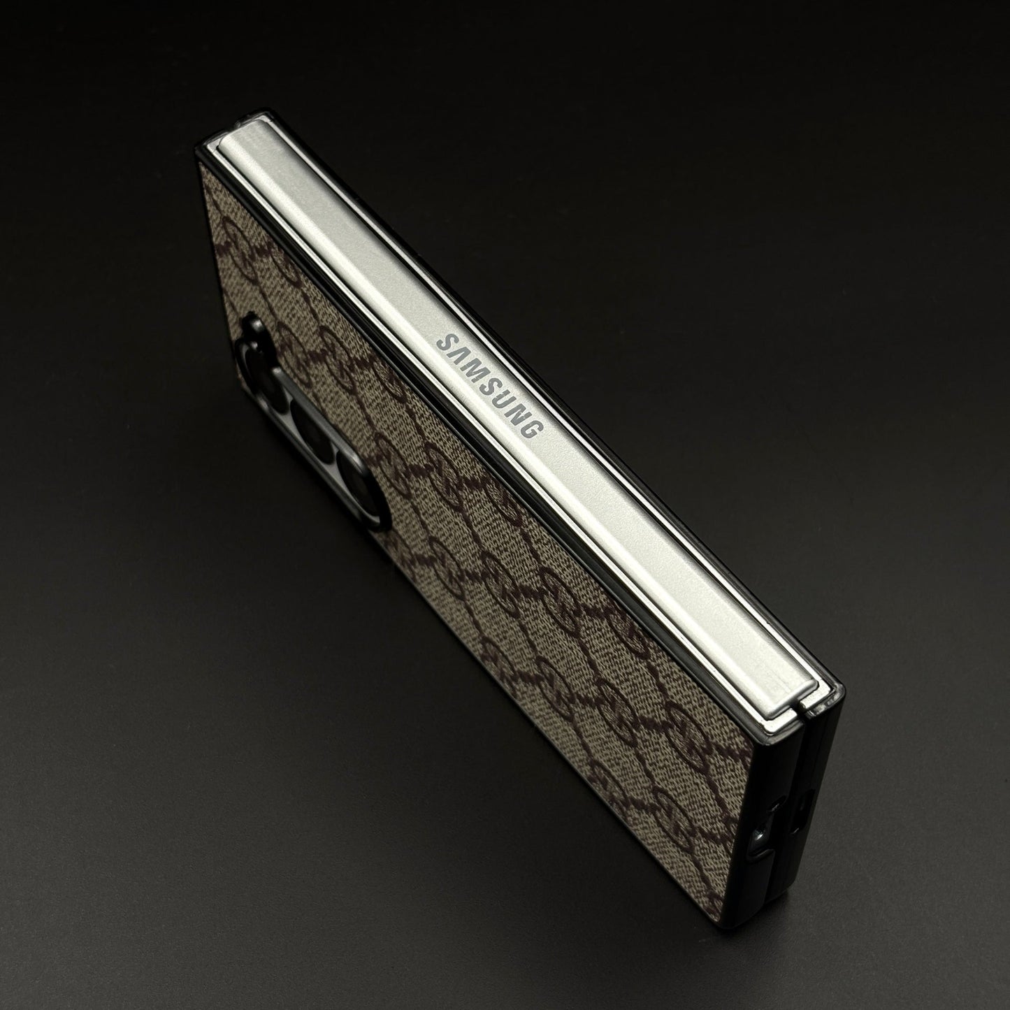 Luxury Brand PU Leather Case for Samsung Galaxy Z Fold 7 | Designer Protective Cover