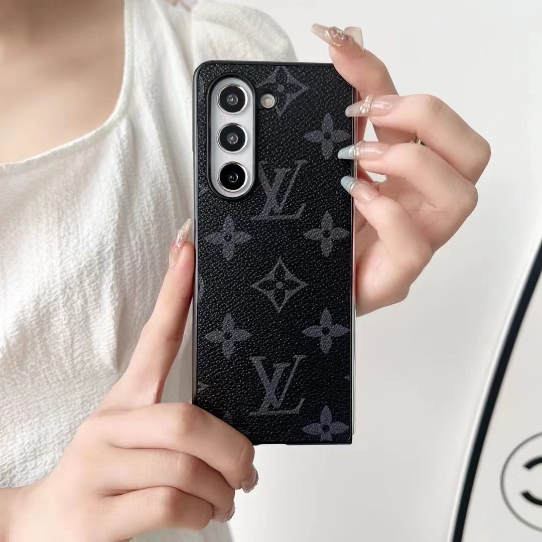 Luxury Brand PU Leather Case for Samsung Galaxy Z Fold 5 | Designer Protective Cover